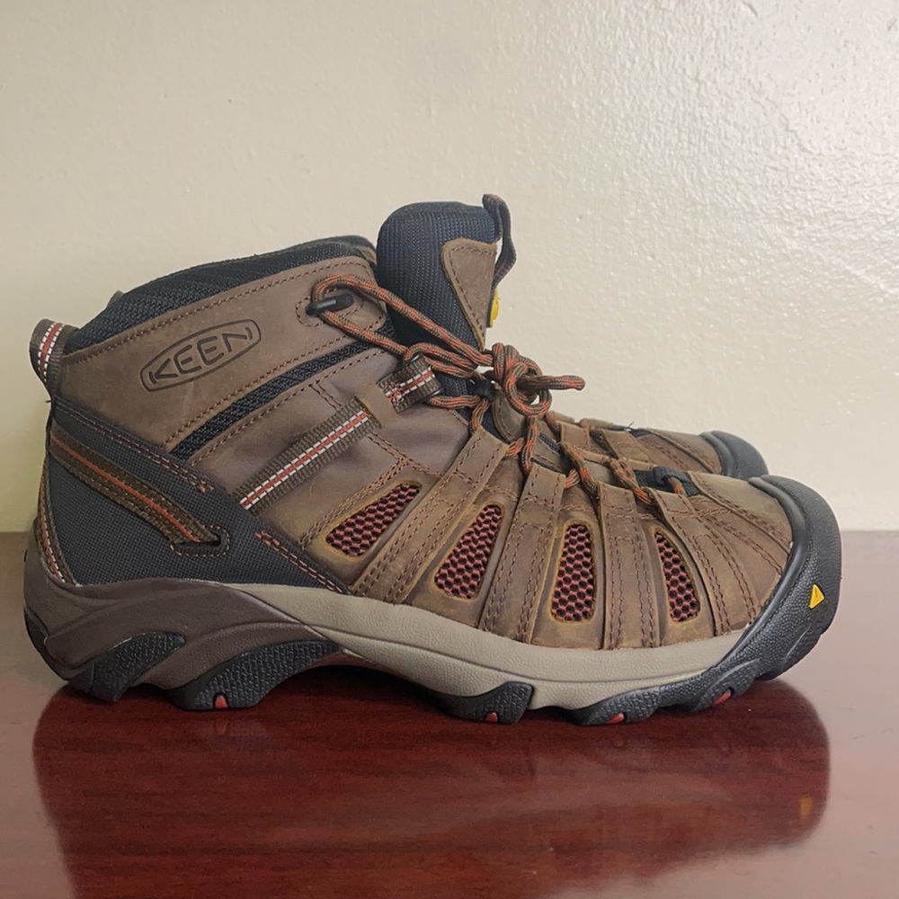 Keen Flint Mid Steel Toe Boots 10EE 2nds